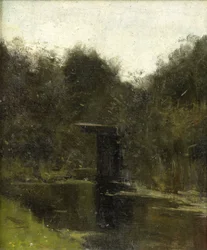 Ecke eines Teiches bei Breukelen