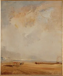 Ein Blick auf den Strand der Normandie
