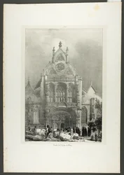 Fassade der Kirche von Brou