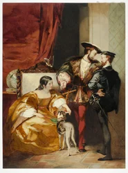 Franz I. und die Herzogin von Étampes
