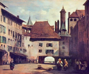 La Place du Molard, ca. 1830
