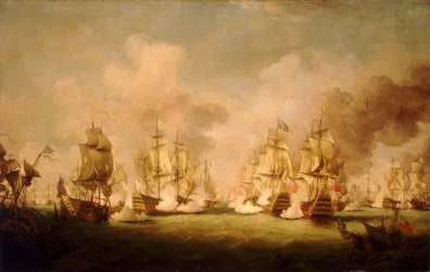 Die Schlacht von Barfleur