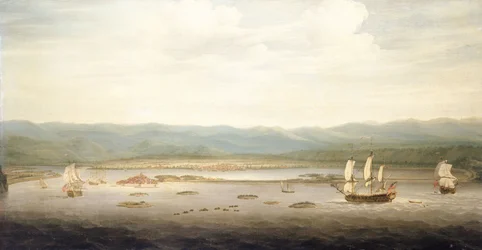 Ansicht von Port Royal, Jamaika, ca. 1758