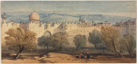 St. Stephans Tor, Jerusalem, ca. 1860