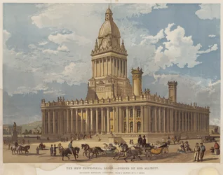 Das neue Rathaus, Leeds, eröffnet von Ihrer Majestät