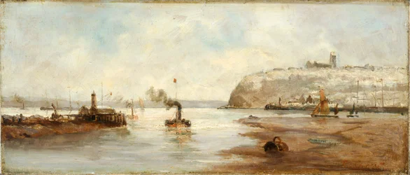 Leuchtturm außerhalb der Cardiff-Docks, 1861-1916