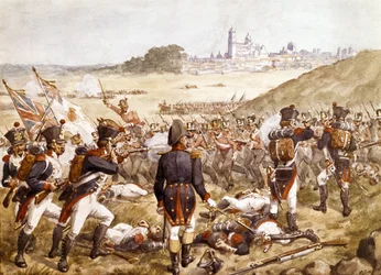 Die Schlacht von Salamanca, 22. Juli 1812, ca. 1900