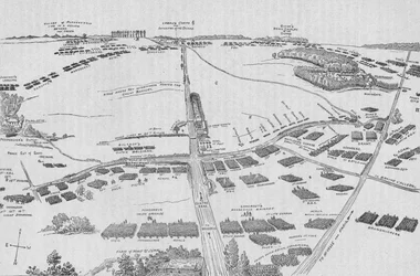 Das Feld von Waterloo am Morgen der Schlacht, Sonntag, 18. Juni 1815