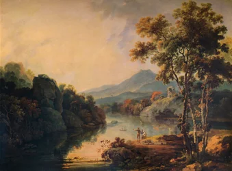 Llanberis-See und Dolbardarn-Burg, 1766, 1938