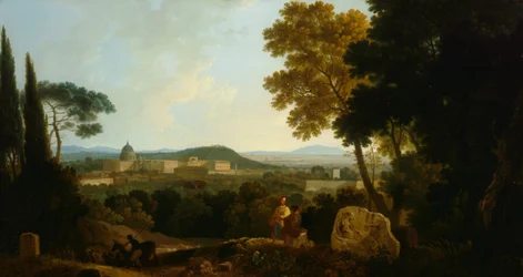 St. Peter und der Vatikan vom Janiculum, Rom