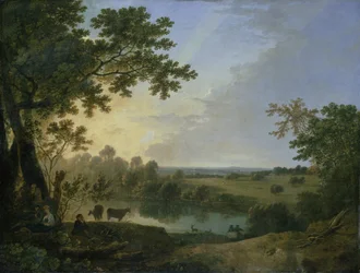 Ansicht im Windsor Great Park, frühe 1760er Jahre