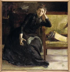 Die Künstlerin Eva Bonnier