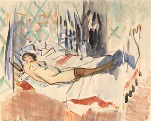 Ruhende Frau