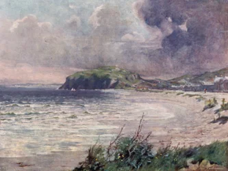 Windiger Morgen, Llandudno Bay