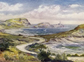 Ansicht in der Nähe von Mumbles, Swansea