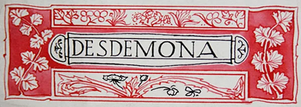 Desdemona, aus Shakespeares Heldinnen von Anna Murphy Jameson