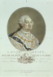 Porträt von Ludwig XVI (1754-93) aus 