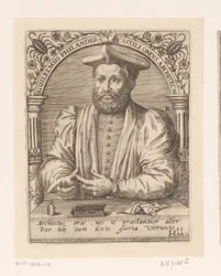 Porträt von Guillaume Philandrier (Serie Porträts von fünfzehnten- und sechzehnten Jahrhundert Gelehrten)