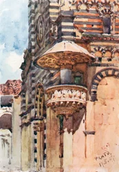 Westfassade der Kathedrale von Prato