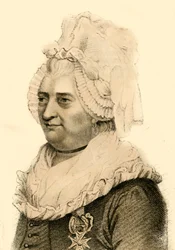 Chevalier DEon, der viele Jahre als Frau lebte, 1822