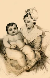 Thomas Hills Everett, elf Monate alt, 1822