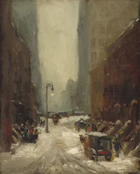 Schnee in New York, 1902