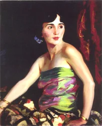 Die spanische Tänzerin Isolina Maldonado, 1921