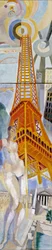 Die Stadt Paris, die Frau und der Eiffelturm, 1925