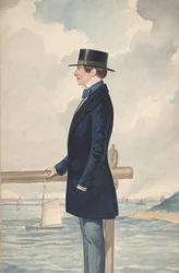 Ein Yachtsmann