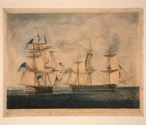 HMS Shannon erobert USS Chesapeake, 1. Juni 1813
