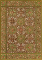 Ein geprägtes Lederpaneel von Habenicht, Wien, 1863