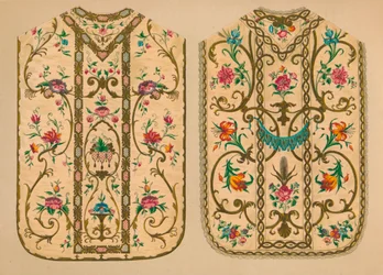 Bestickte Kaseln von Luigi & Ersilia Martini, 1893