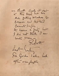Die letzte Seite aus Kapitän Scotts Tagebuch, 1912 1935