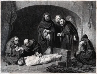 Inquisition im Mittelalter (Gravur)