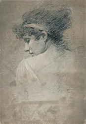 Weibliche Studie, ca. 1895, 1897