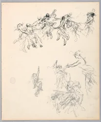 Tanzende Figuren, 1882–83