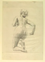 Zeichnung, Figurenstudie