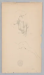 Zwei Studien nach dem Akt einer Frau