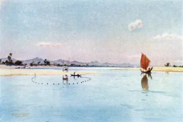 Netzfischen am Irrawaddy