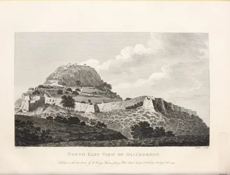 Illustration aus dem Buch "Select Views in Mysore, the Country of Tippoo Sultan" von Robert Home, veröffentlicht von Mr. Bowyer (1794)