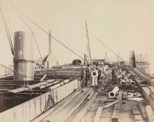 Deckszene der Great Eastern