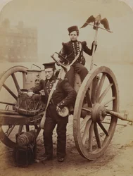 Trompeter Gritten und Lang, Royal Artillery, 1856