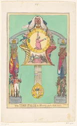 Uhr mit der Königin auf dem Zifferblatt, 1820
