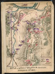 Schlacht von Lookout Mountain, Tennessee, 24. November 1863