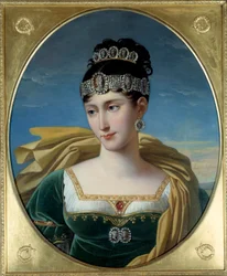 Porträt von Pauline Bonaparte, Fürstin Borghese (1780 - 1825), Schwester Napoleons I.