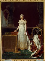 Porträt der Kaiserin Marie Louise von Österreich (Marie-Louise) (1791-1847), Ehefrau von Napoleon I.