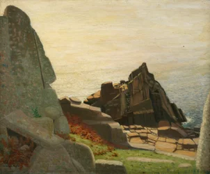 Unterhalb von Carn Barges (Felsen unterhalb von Lamorna)