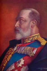 König Edward VII. im ersten Jahr seiner Herrschaft, 1901-1910