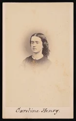 Porträt von Caroline Henry 1839-1920, zwischen 1860 und 1869