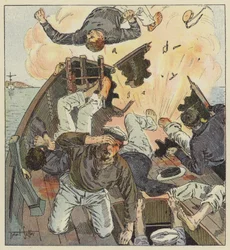 Das Boot unter dem Kommando von Leutnant Pell wird von einer Torpedo zerstört